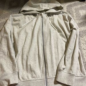 Lululemon Heathered grey full zip